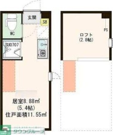 ハーモニーテラス桜上水IIIの物件間取画像